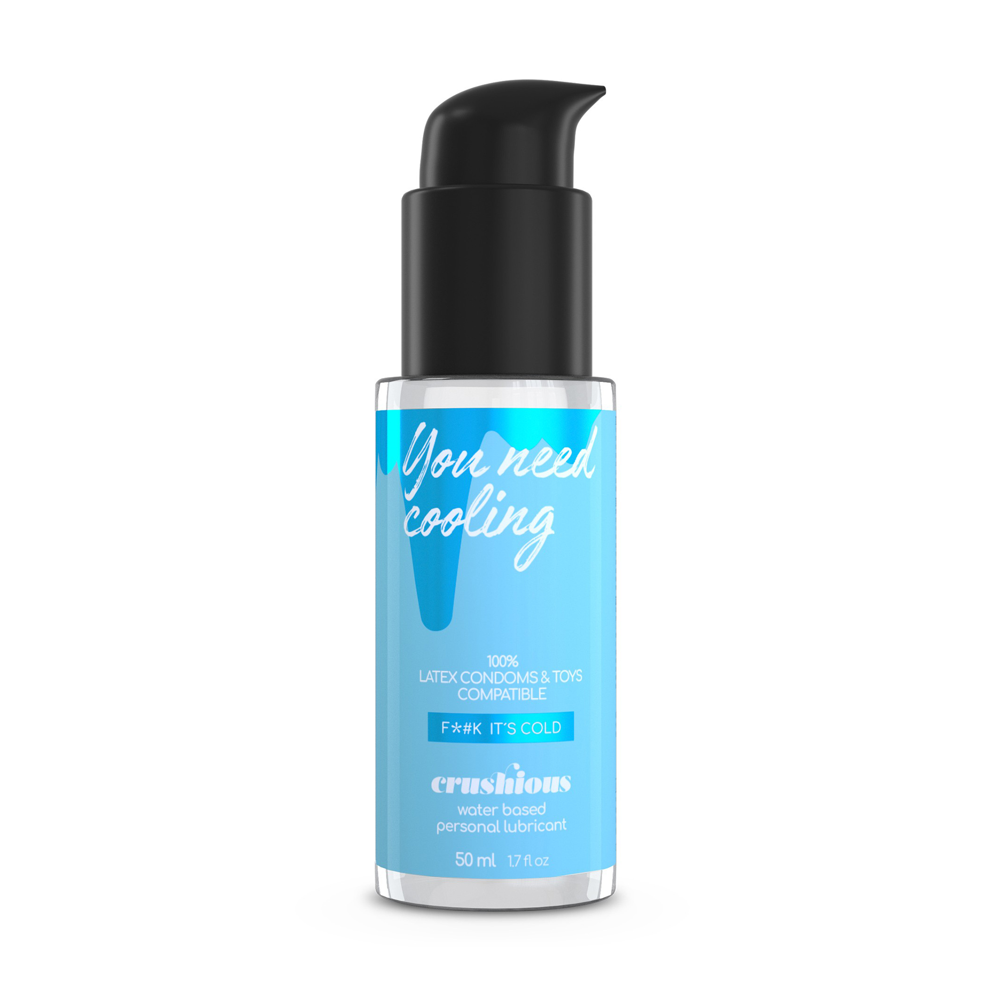 Лубрикант crushious Your Need Cooling Water Based Personal Lubricant на водній основі, з охолоджувальним ефектом, 50 мл